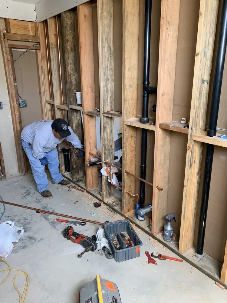 Commercial rough-in plumbing for Water Heater Replacement in Woodlyn